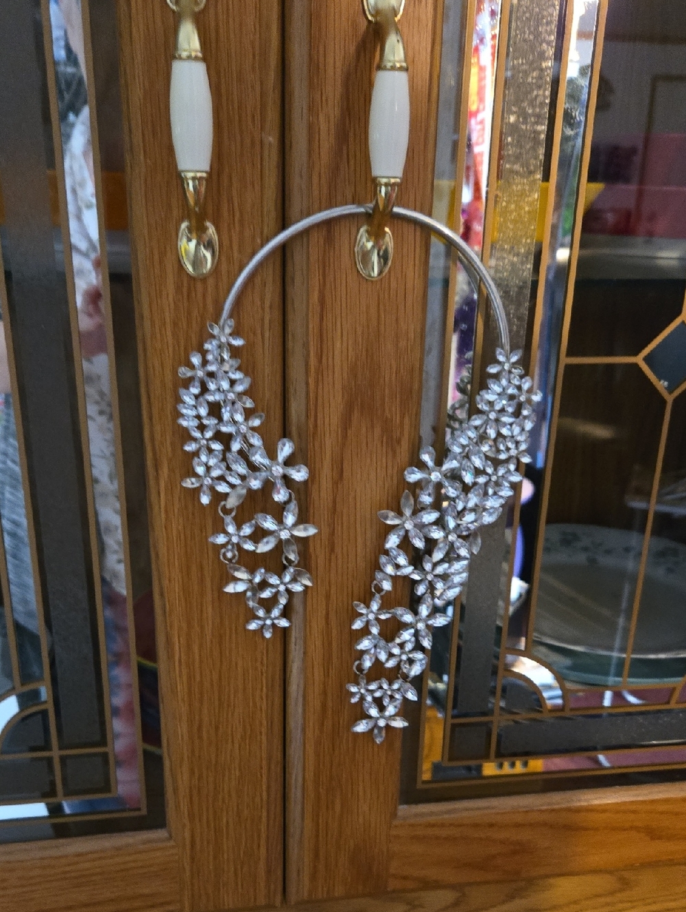 Silver Crystal Floral Chocker - Women Jewelry